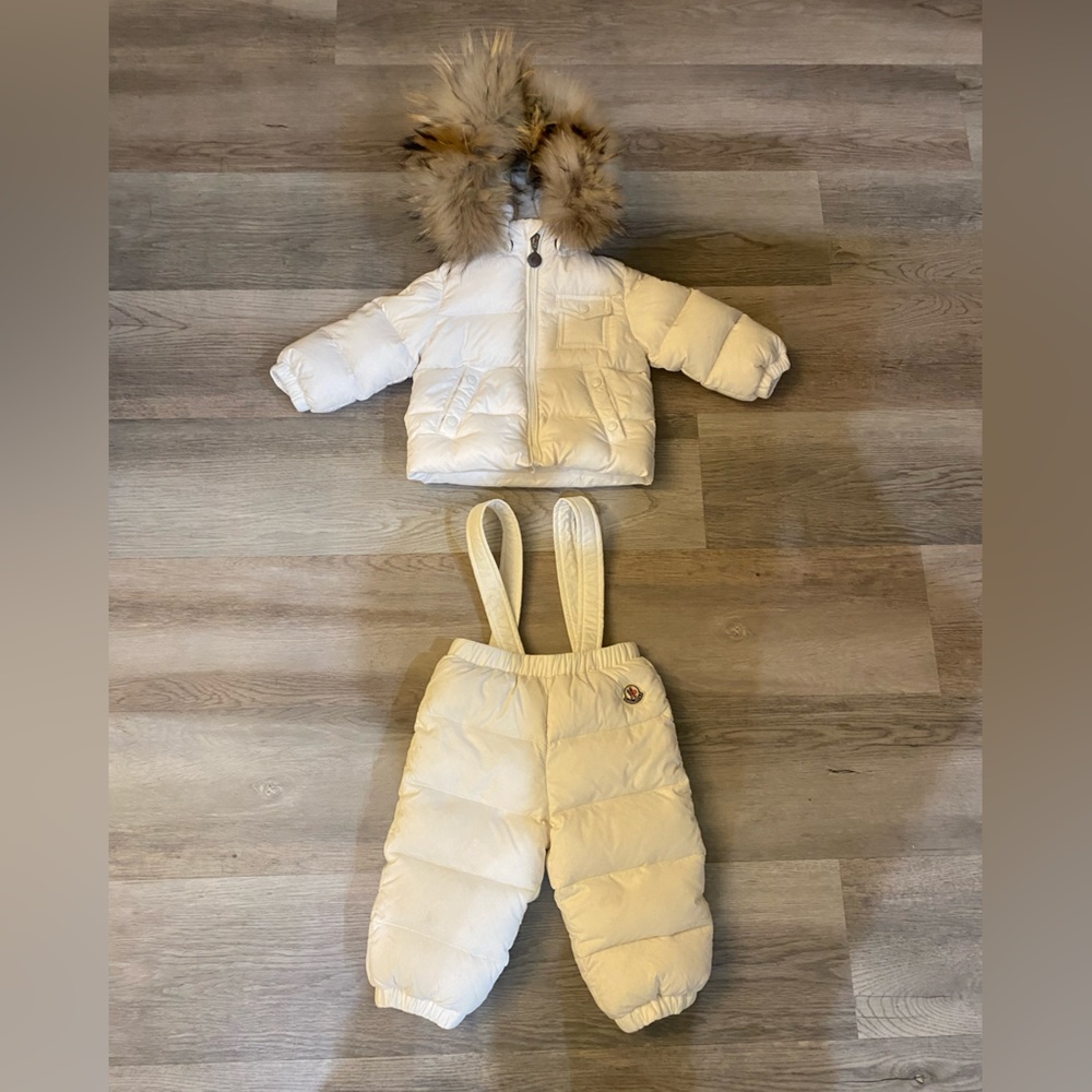 Authentic Moncler Down Padded Baby Snowsuit